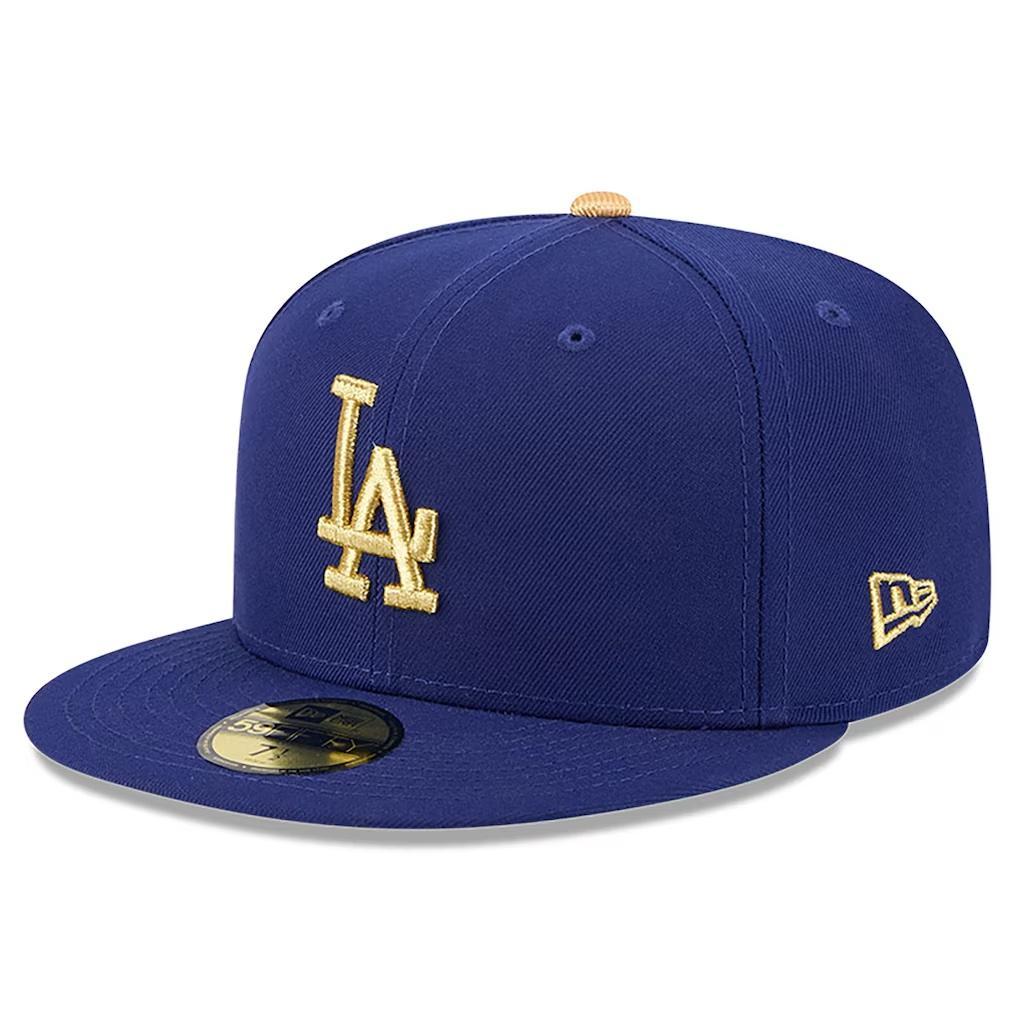 ドジャース ワールドチャンピオン 59FIFTY ゴールド×ロイヤル:7 1/2