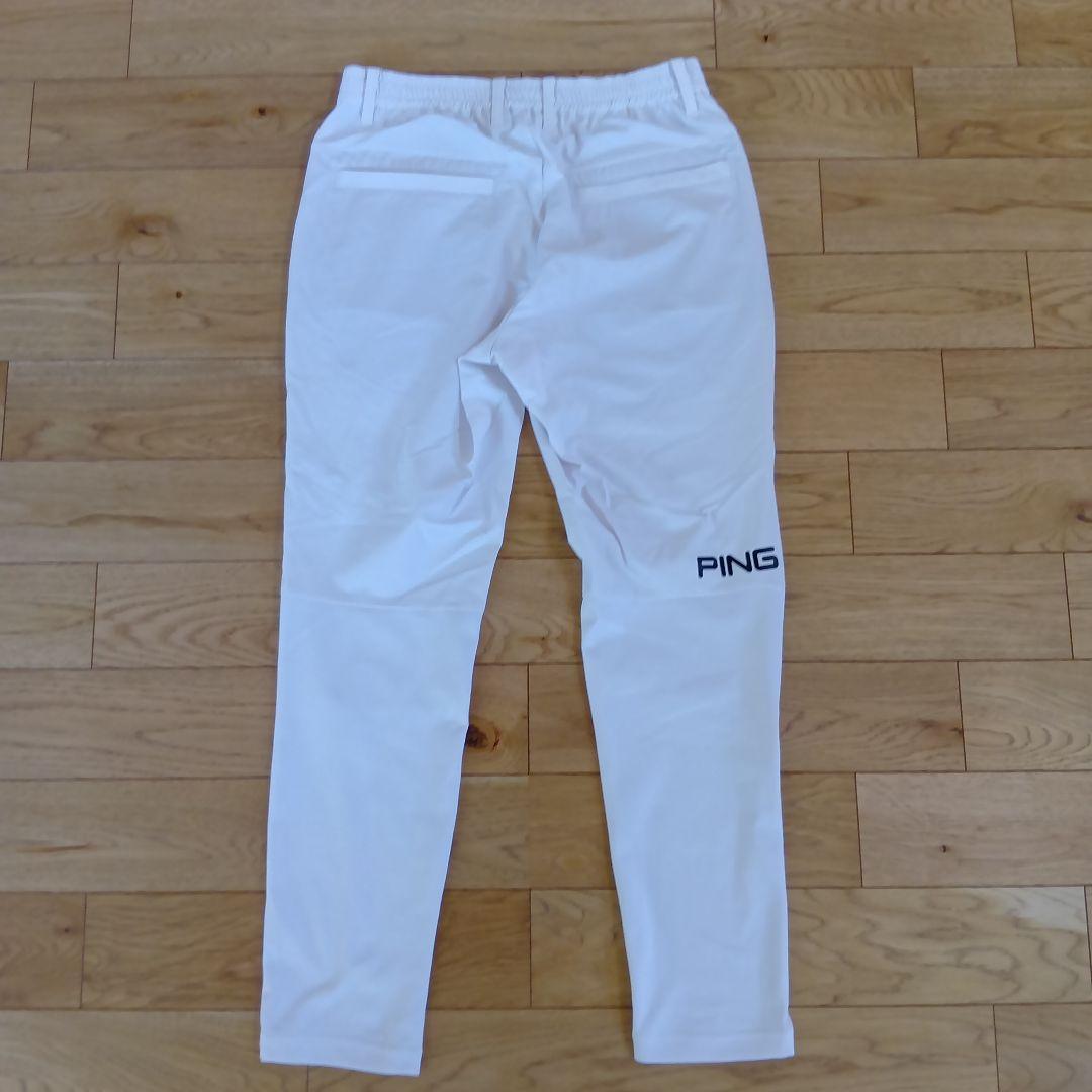 PING スリムフィット ホワイトパンツ