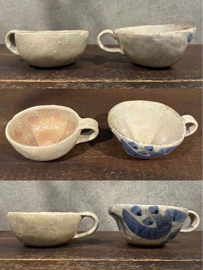 SNT1709 作家 1点もの コーヒーカップ 陶器 まとめ売り 11個 セット
