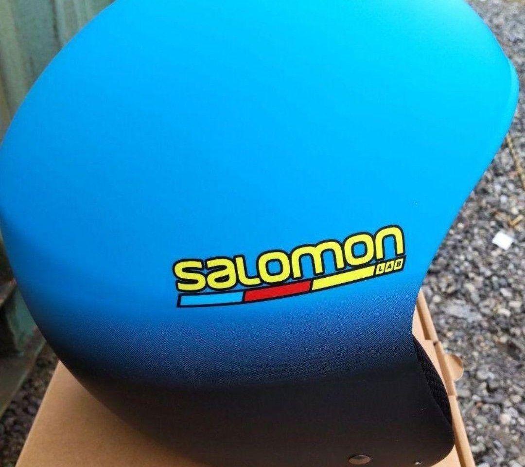 a 新品タグ付き 未使用保管品 SALOMON サロモン FIS対応 ヘルメット