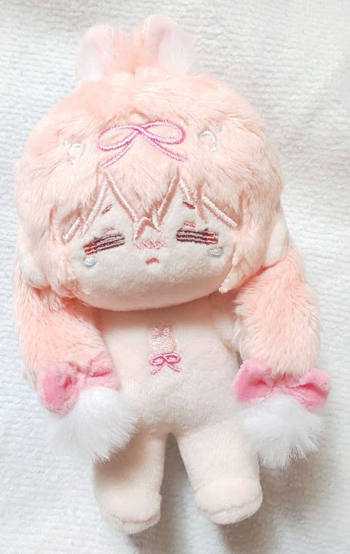 新品 無属性 ぬいぐるみ 10cm ぬい ぷにゃ うさぎ耳 うさぎ 棉花娃娃