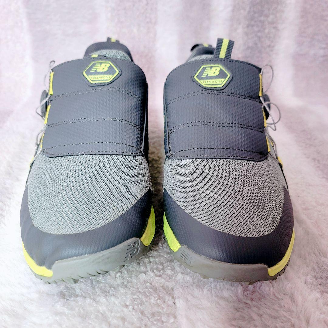 New Balance ゴルフシューズ 26.5cm BOA ダイヤル式 グレー