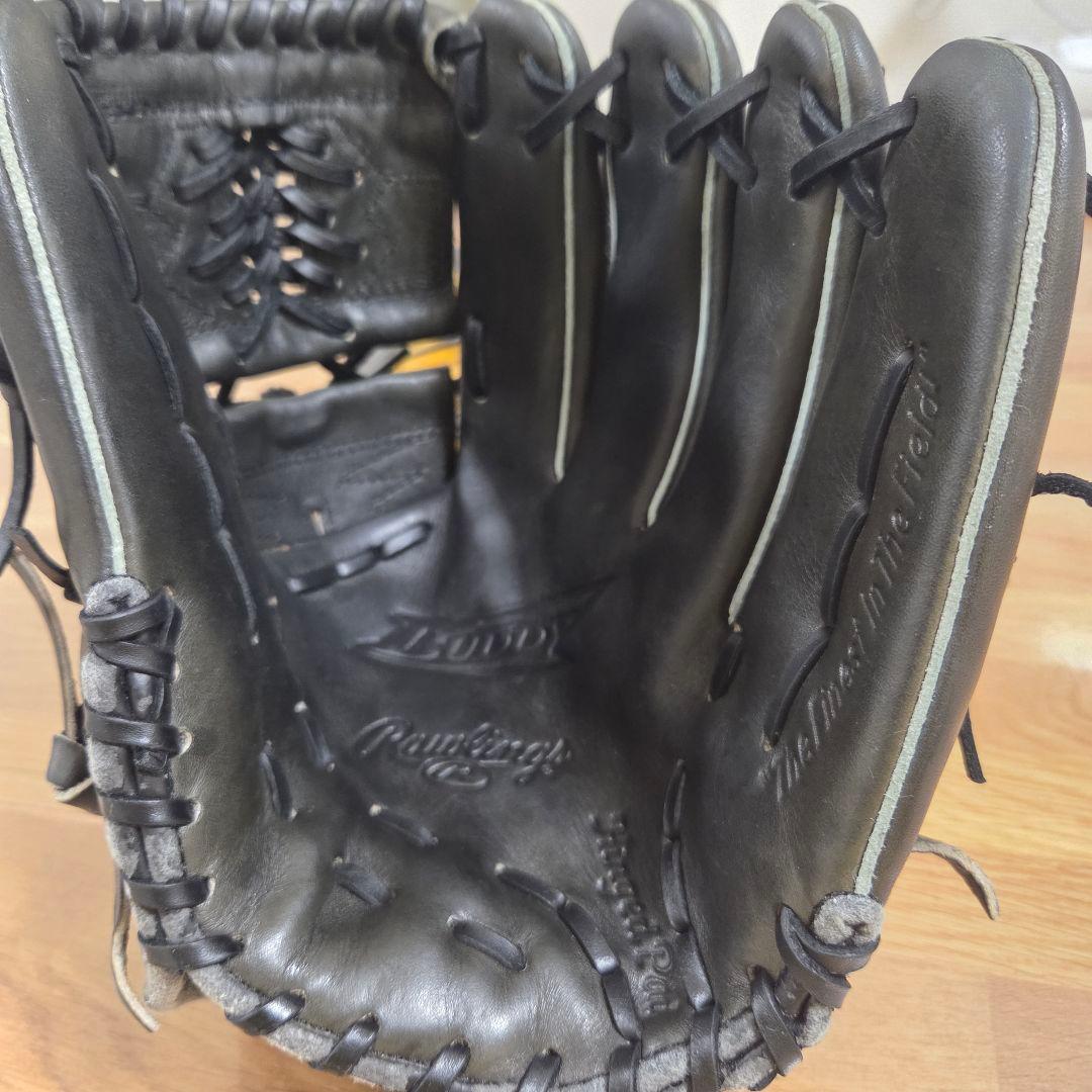 美品 Rawlings 軟式一般 グローブ 黒 ローリングス オールラウンド