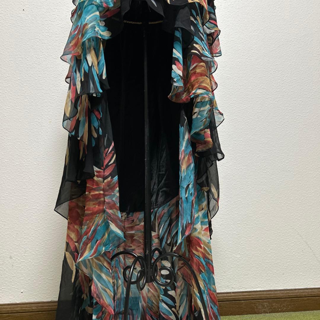 社交ダンス用ストラップレスドレス