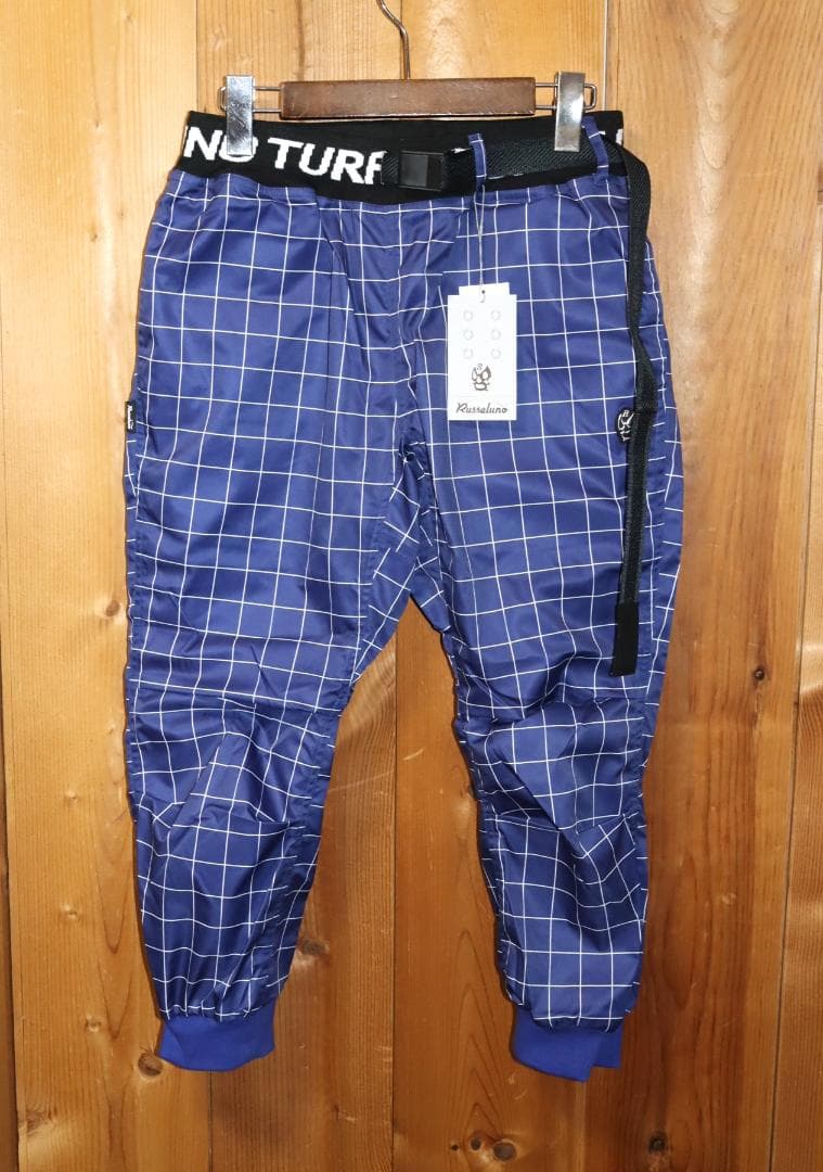 新品 Russeluno クロップド チェックパンツ (4/Mサイズ) 　Ⓗ