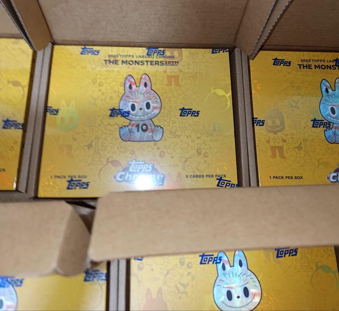 新品未開封 Topps Chrome labubu 10周年記念BOX ラブブ