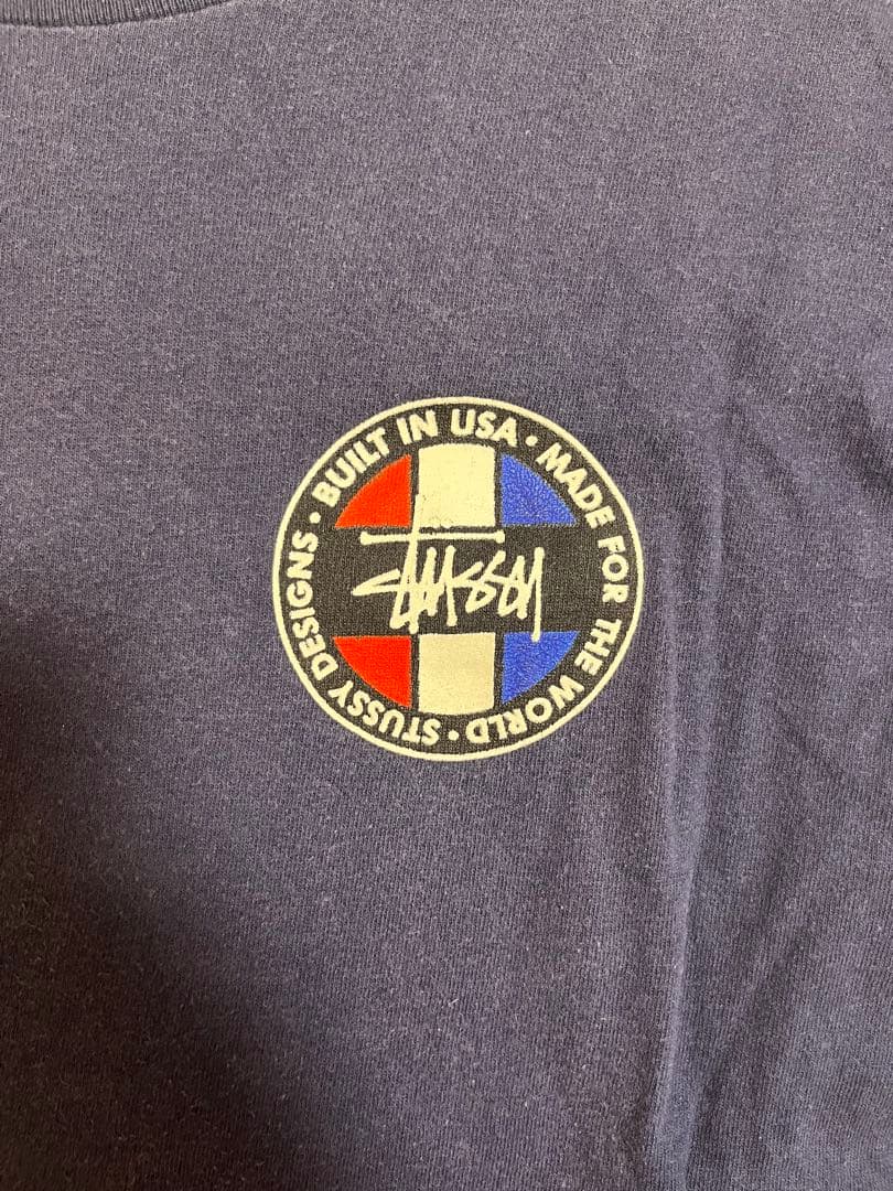 「1997」年制Stussy ネイビー Tシャツ Sサイズ