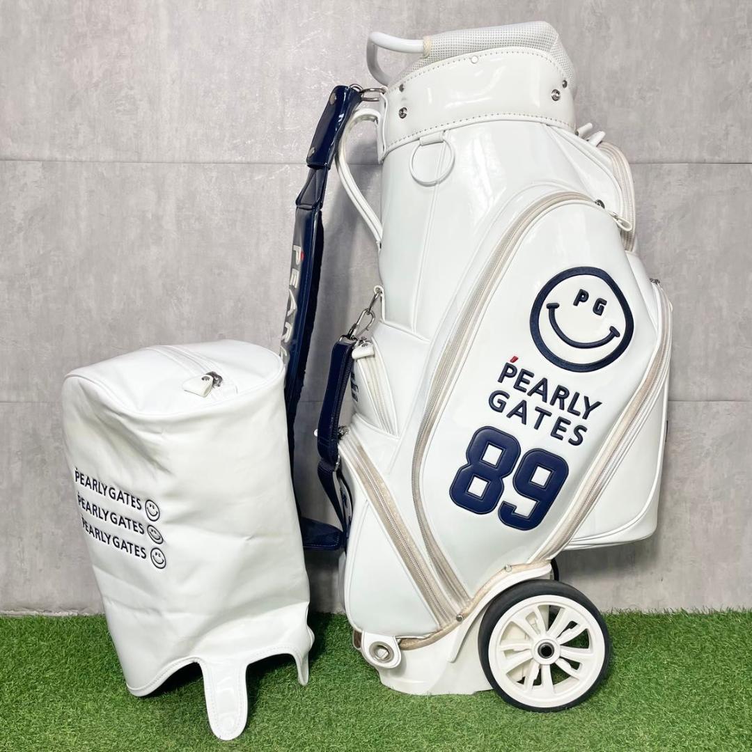 パーリーゲイツ PEARLY GATES キャディバッグ キャスター付 即完売品