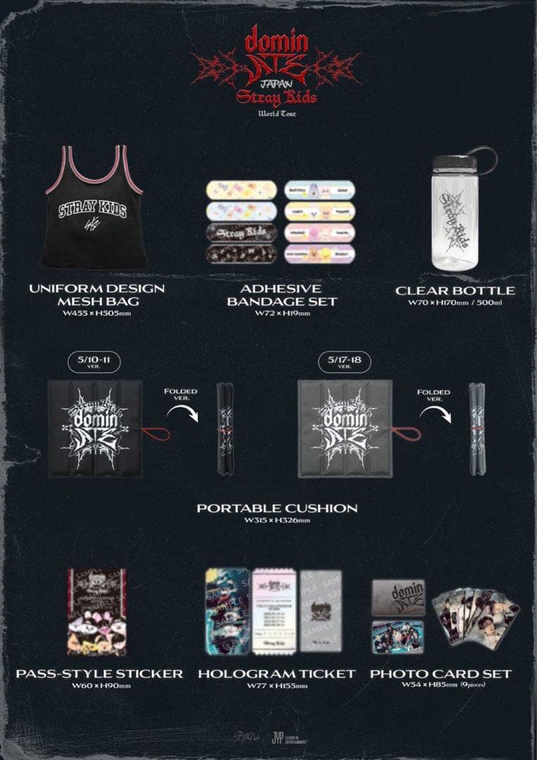 【銀テ付き】Stray Kids スキズ 静岡エコパ アプグレ特典グッズ 未開封