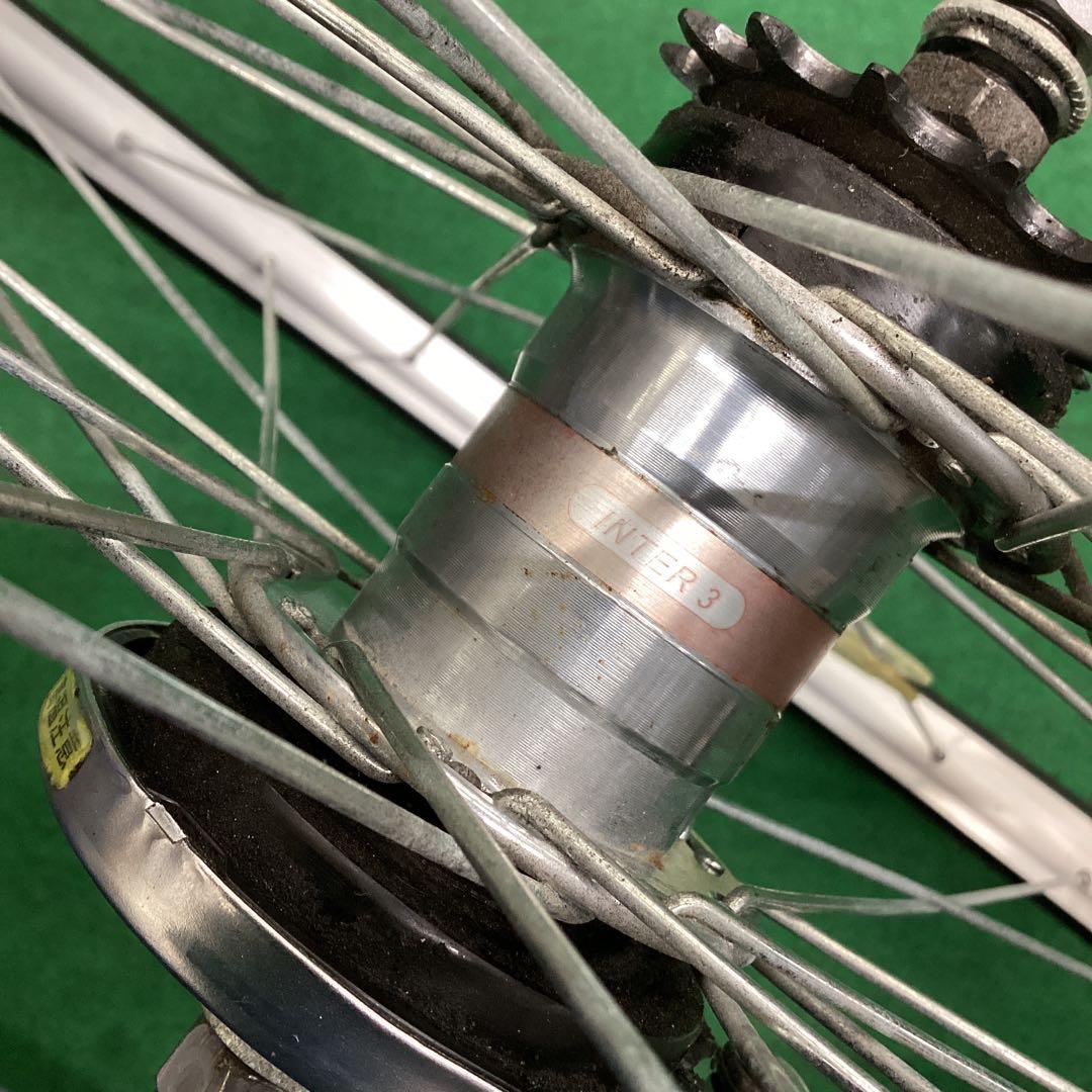 内装3段　アルミリム　27インチ　後輪　タイヤセット