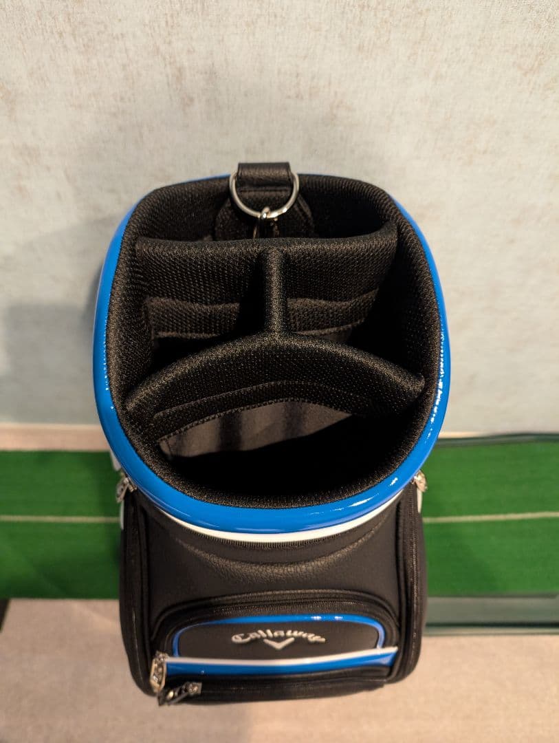 【新品未使用】Callaway キャディバッグ 青/黒 ロゴ