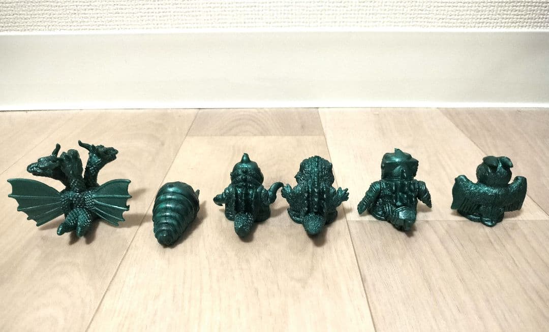 ゴジラフィギュアセット 6体 当時物 レトロ 昭和 モスラ キングギドラ