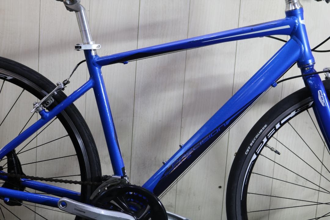 PRECISION SPORT アルミ 24速 470mm クロスバイクBLUE
