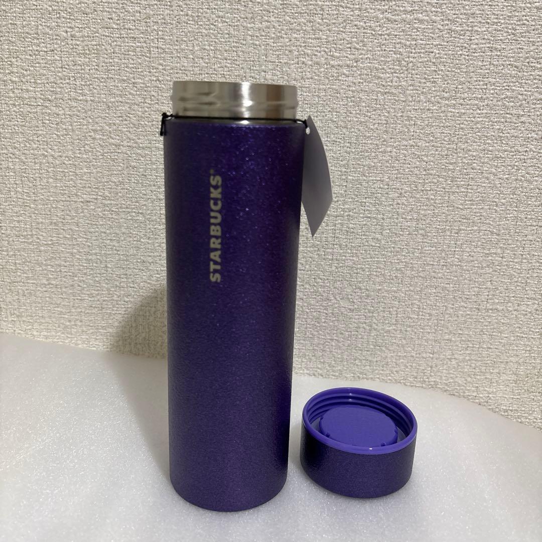 スターバックス ハロウィン2025ステンレスボトルグリッターパープル444ml