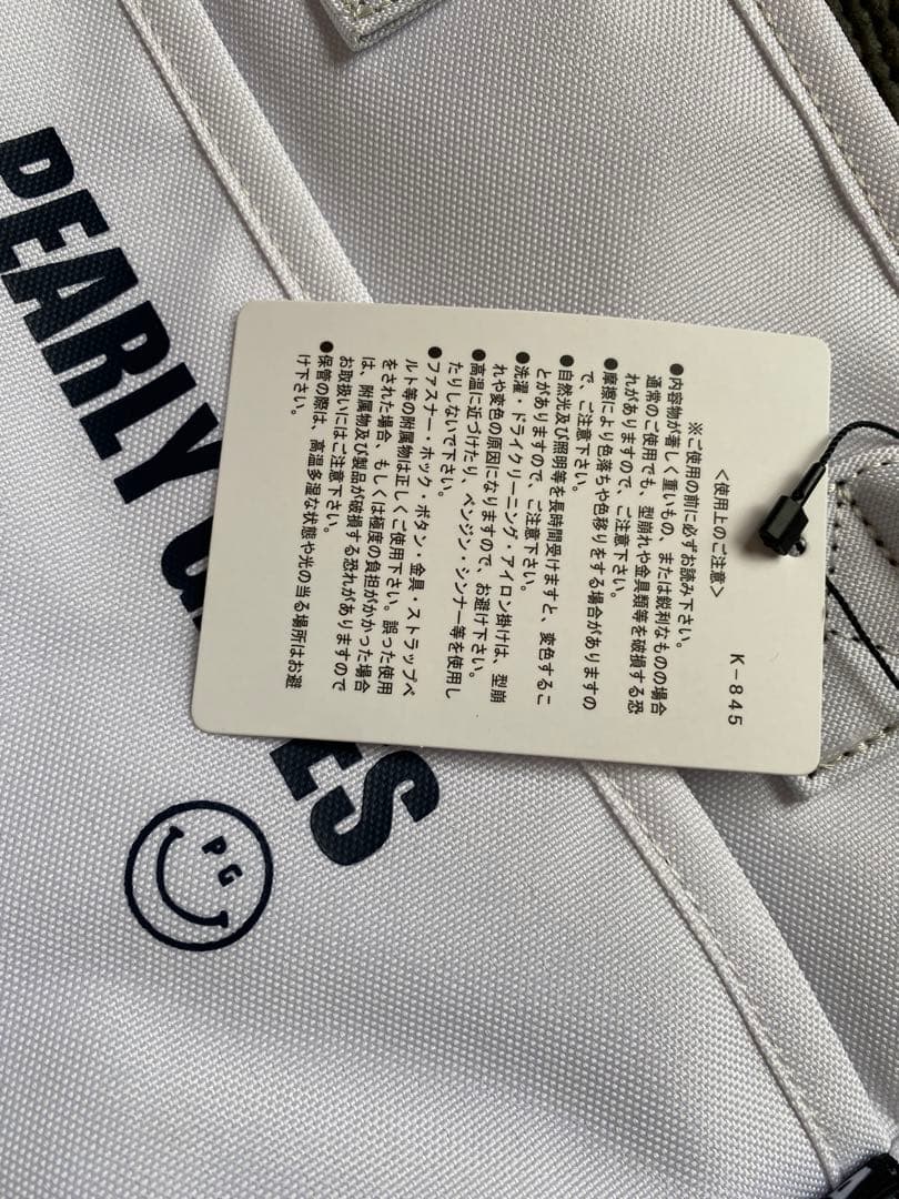 PEARLY GATES ホワイトトートバッグ