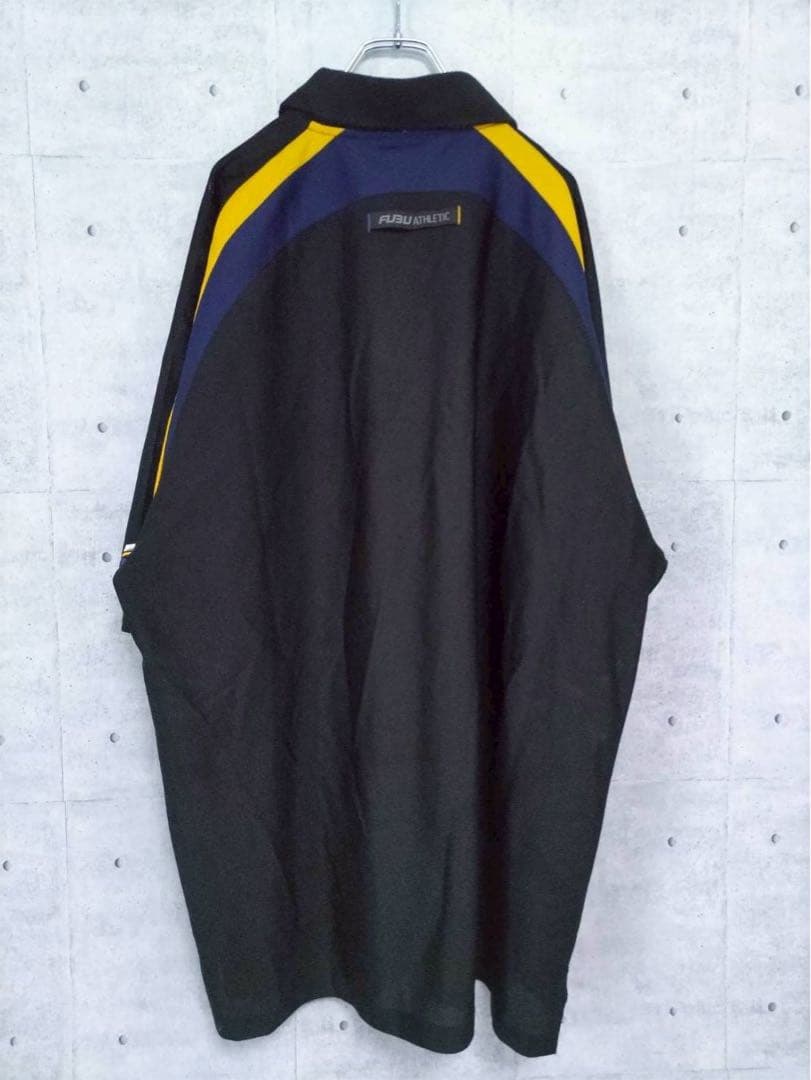 古着 FUBU × NBA コラボ ポロシャツ 黒 XXL