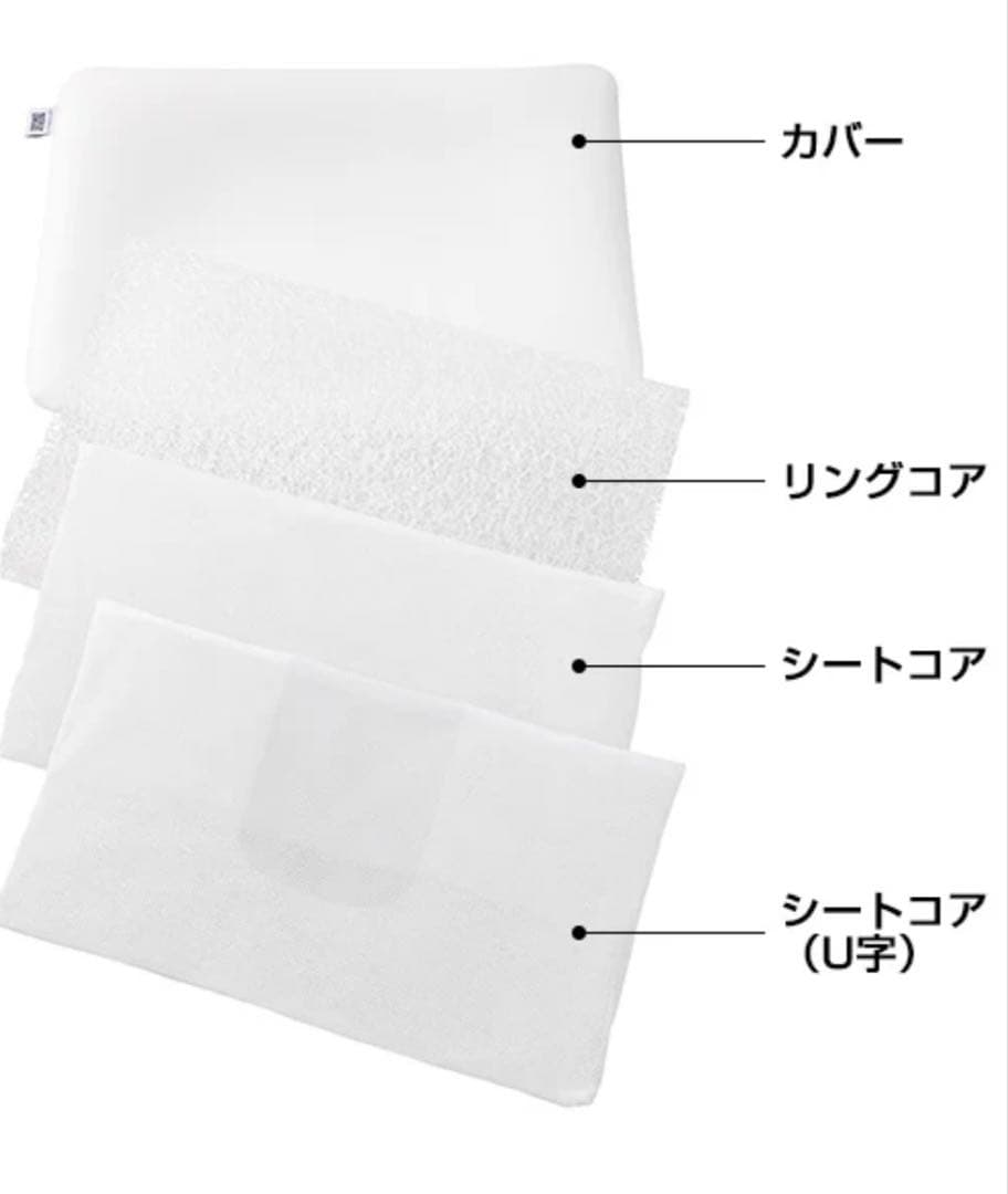 エアウィーヴ ピロー スタンダード 調整可能な枕 収納バッグ付き