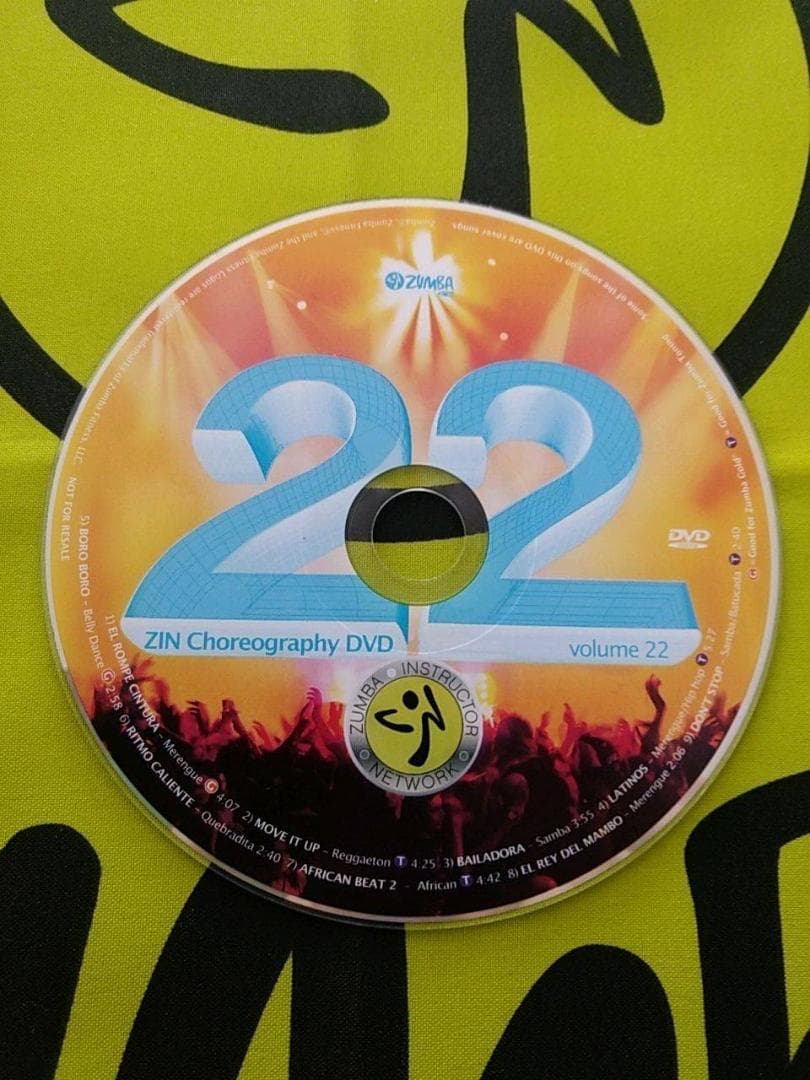 ZUMBA ズンバ ZIN22 CD & DVD インストラクター専用 希少