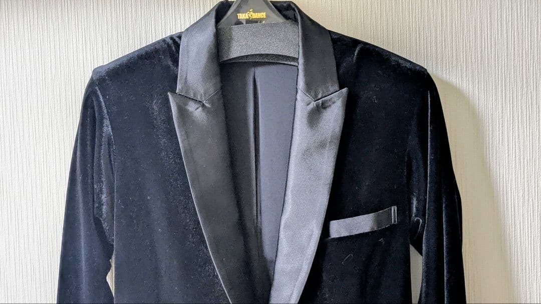タカダンス製　社交ダンス用ブラックジャケット