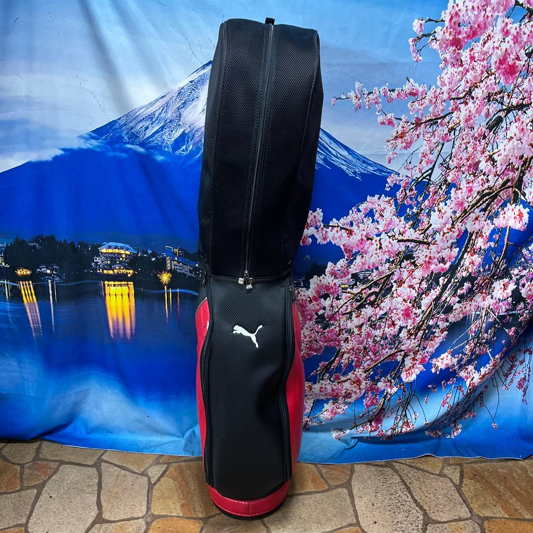 寶BZ-1584 PUMA キャディバッグ 内径約21cm 重量約2.7kg