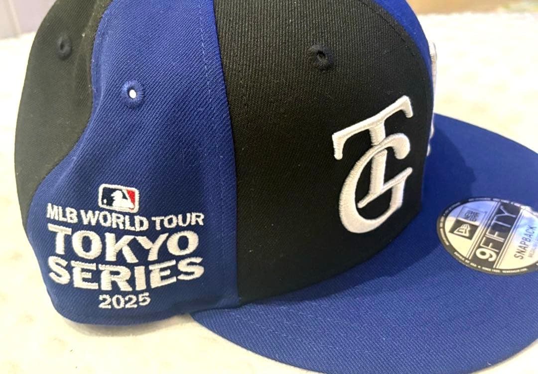 最終値下げ 新品未使用2025MLB東京シリーズ 巨人&ドジャースコラボキャップ