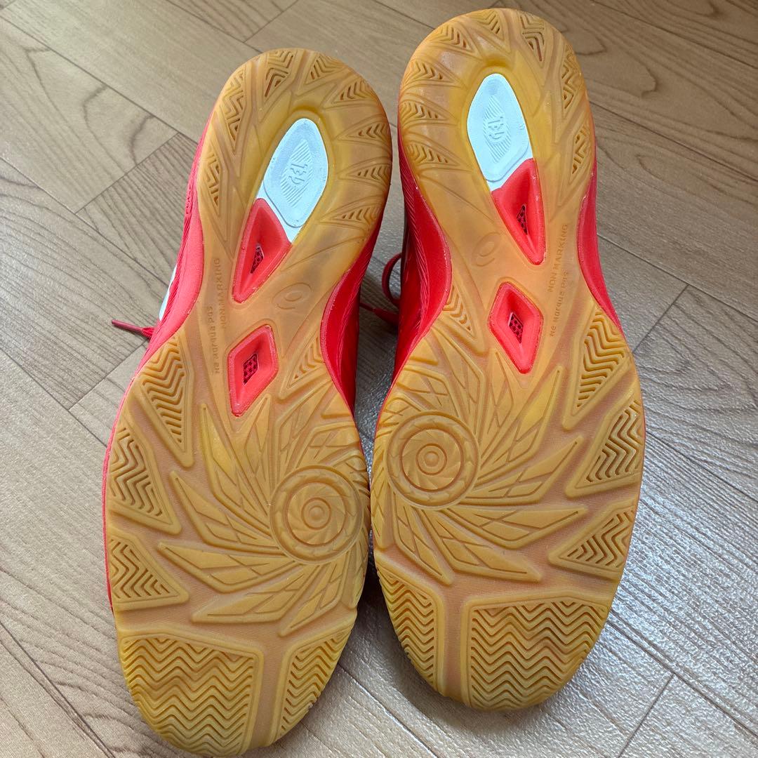 デスタッキ　27cm／asics フットサルシューズ レッド