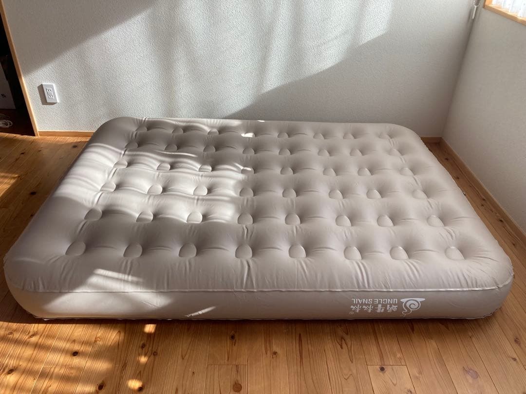 【値下】エアベッド電動ポンプ内蔵　極厚25cm