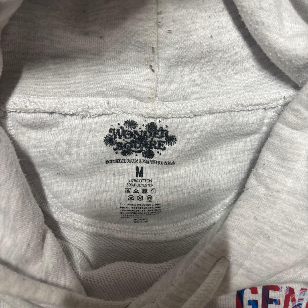 GENERATIONS フーディー Mサイズ グレー