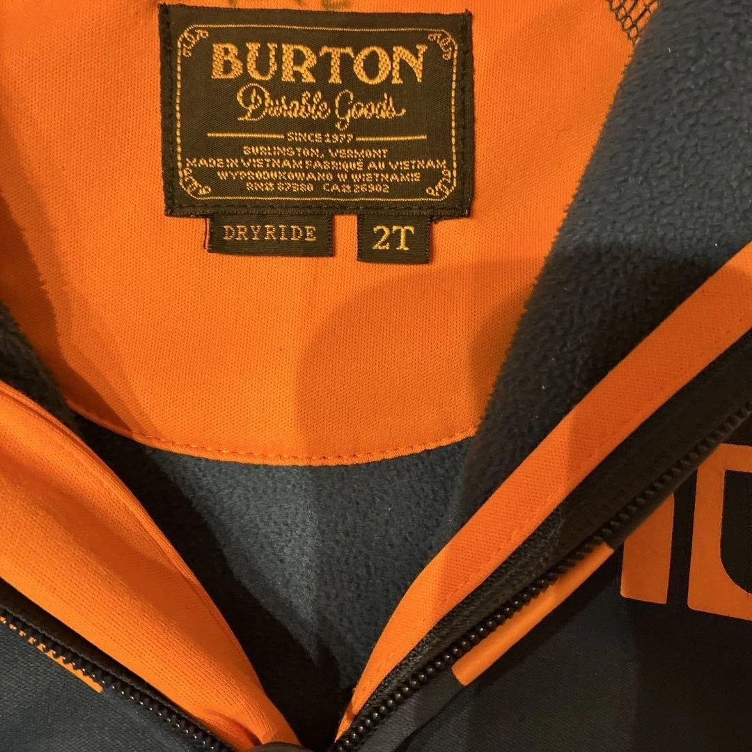 Burton キッズ　ビブパンツ 撥水パーカー2T スノーボード