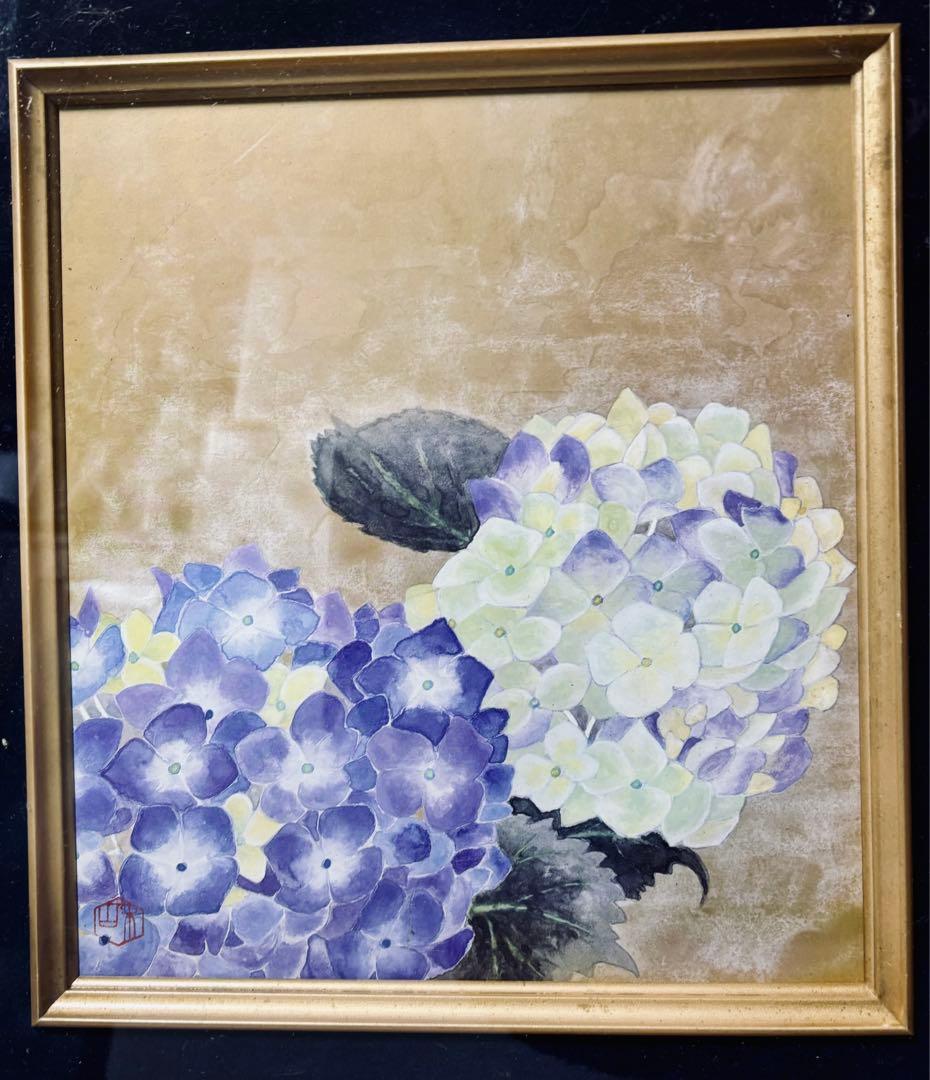 紫陽花画