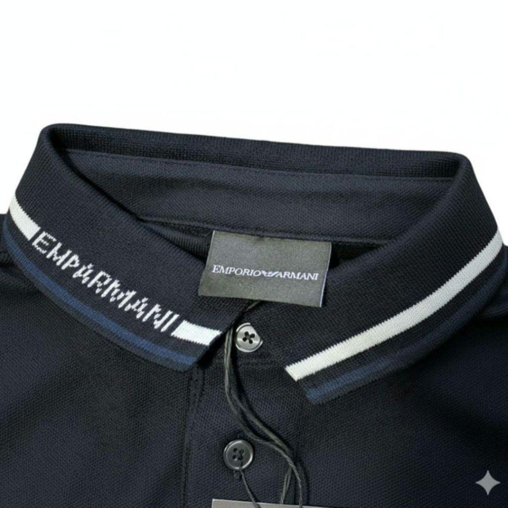 【新品未使用・タグ付き】EMPORIO ARMANI ポロシャツXL紺