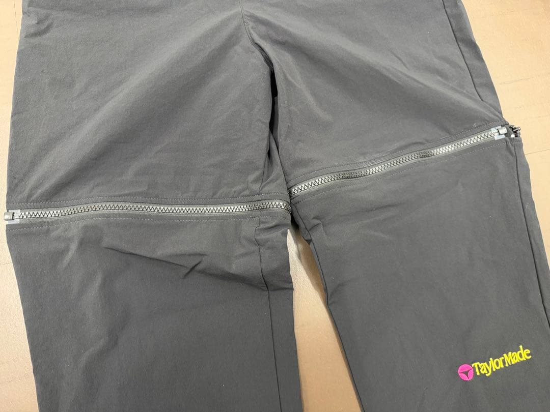 【人気完売】テーラーメイド クラシックロゴ コンバーチブルパンツ 黒 XL