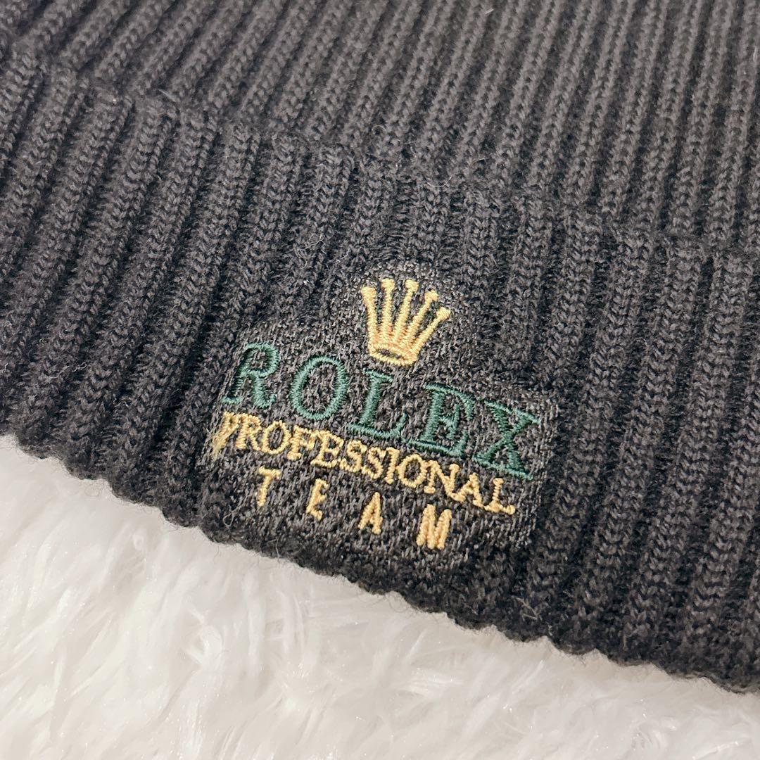 【希少】ROLEX ロレックス 刺繍ニット帽 PROFESSIONAL TEAM