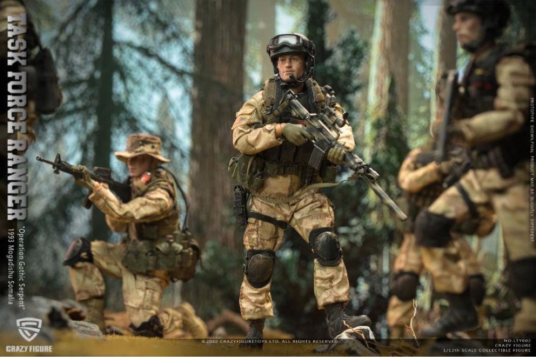 ミリタリー US Military75th Delta Special Force 1/12