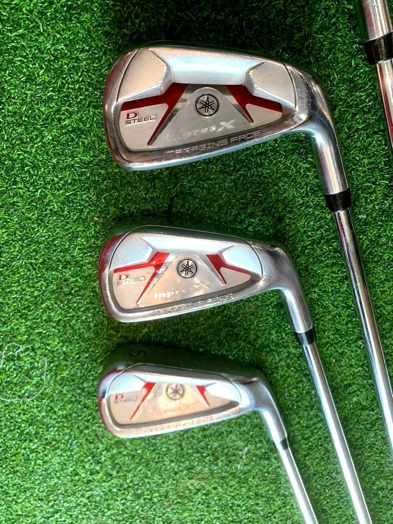 ヤマハ　インプレス X D STEEL アイアンセット　5〜P フレックスS