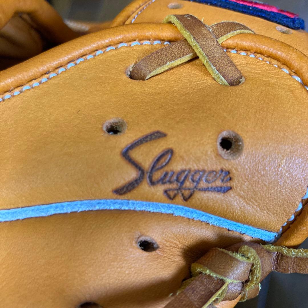 Slugger KSN-23MS 野球グローブ オレンジ