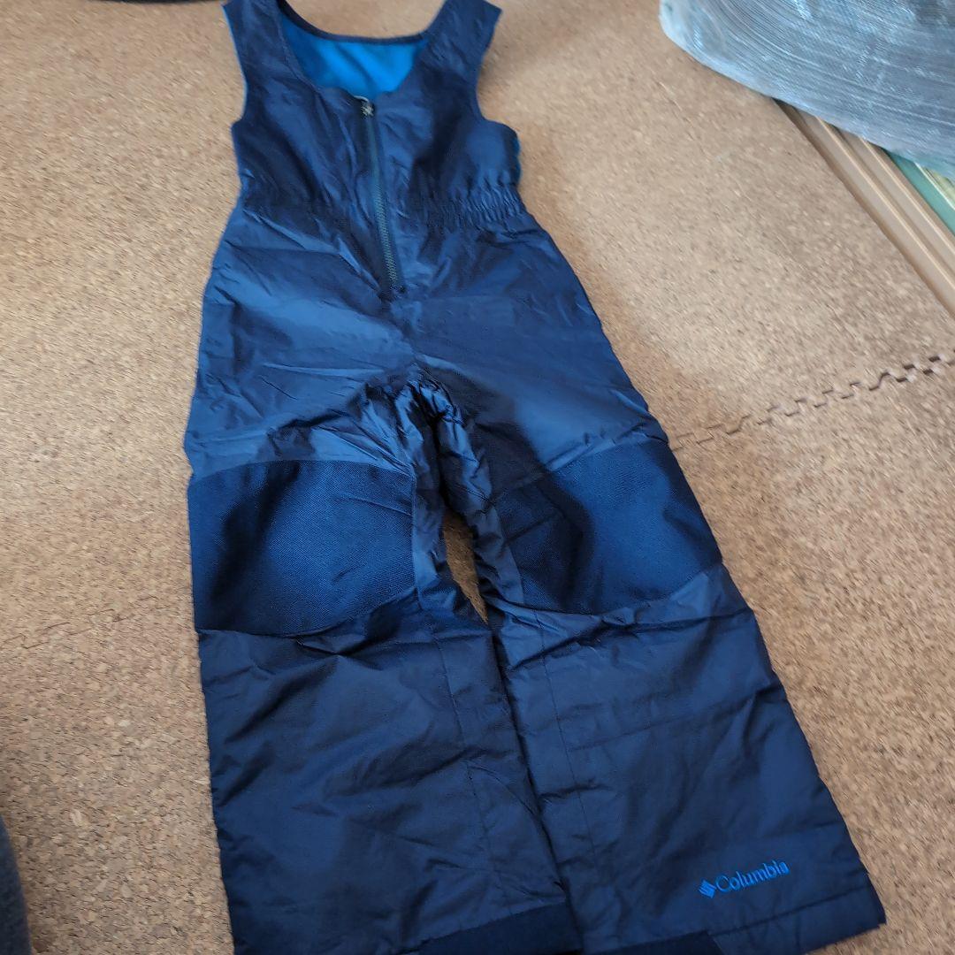 美品Columbia キッズスキー、スノボウェア上下セット105-120cm