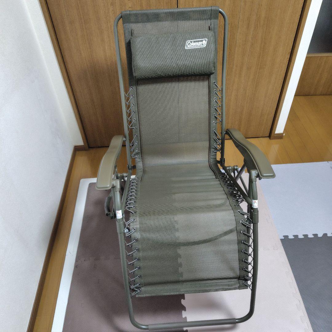 Coleman 折り畳み インフィニティチェア オリーブ色