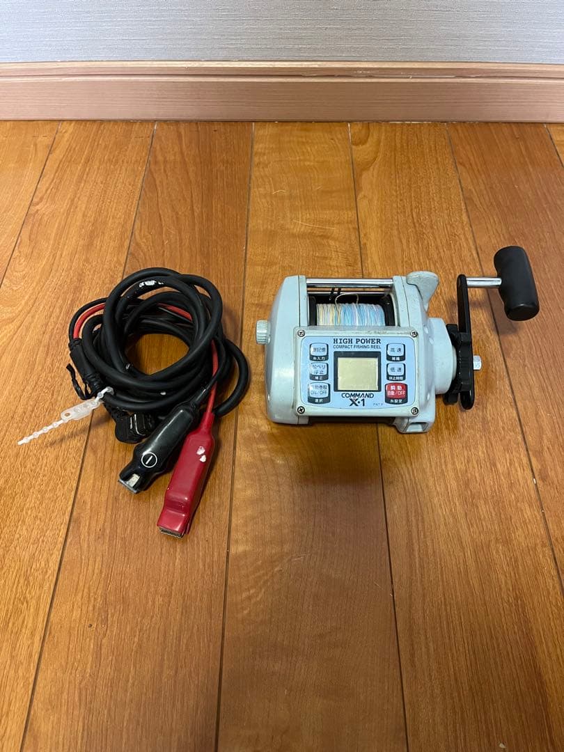 中古 ミヤマエ 電動リール COMMAND CX-1 12V ハイパワー