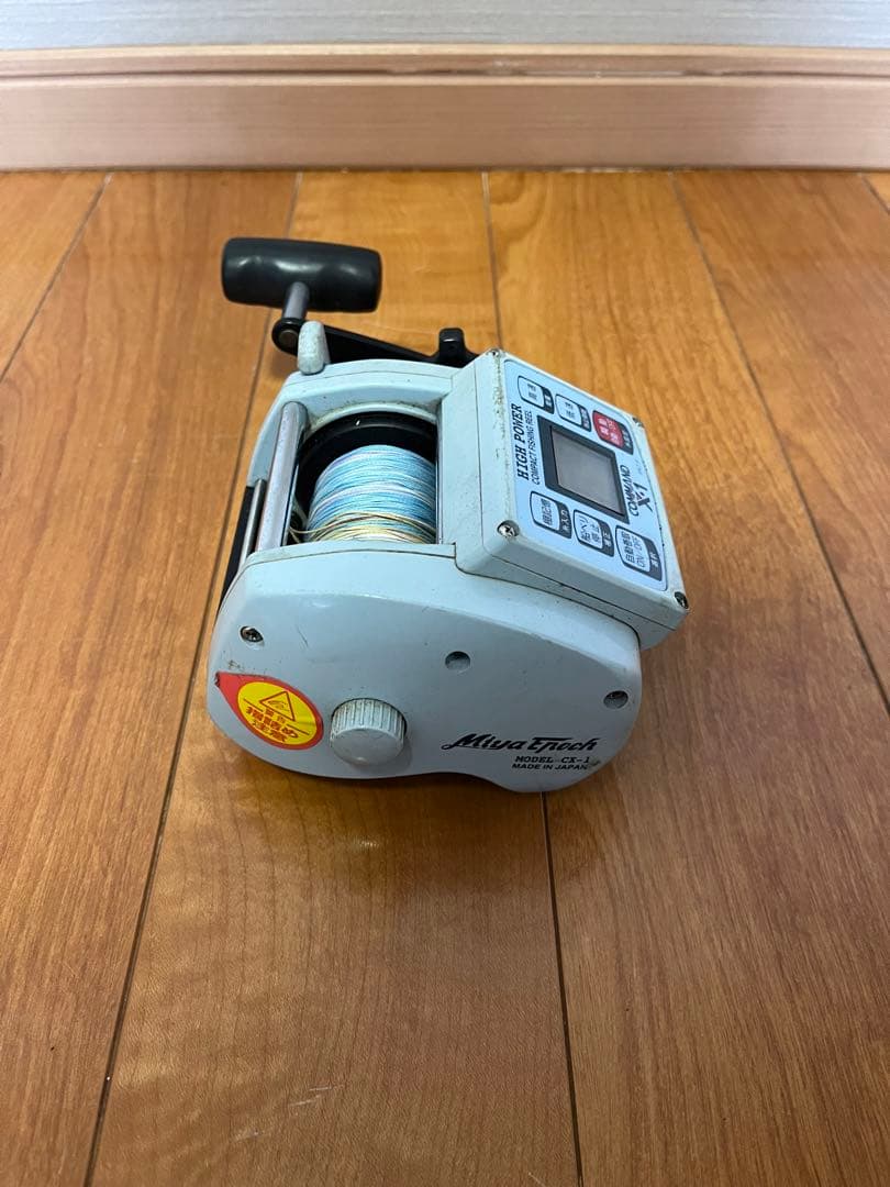 中古 ミヤマエ 電動リール COMMAND CX-1 12V ハイパワー