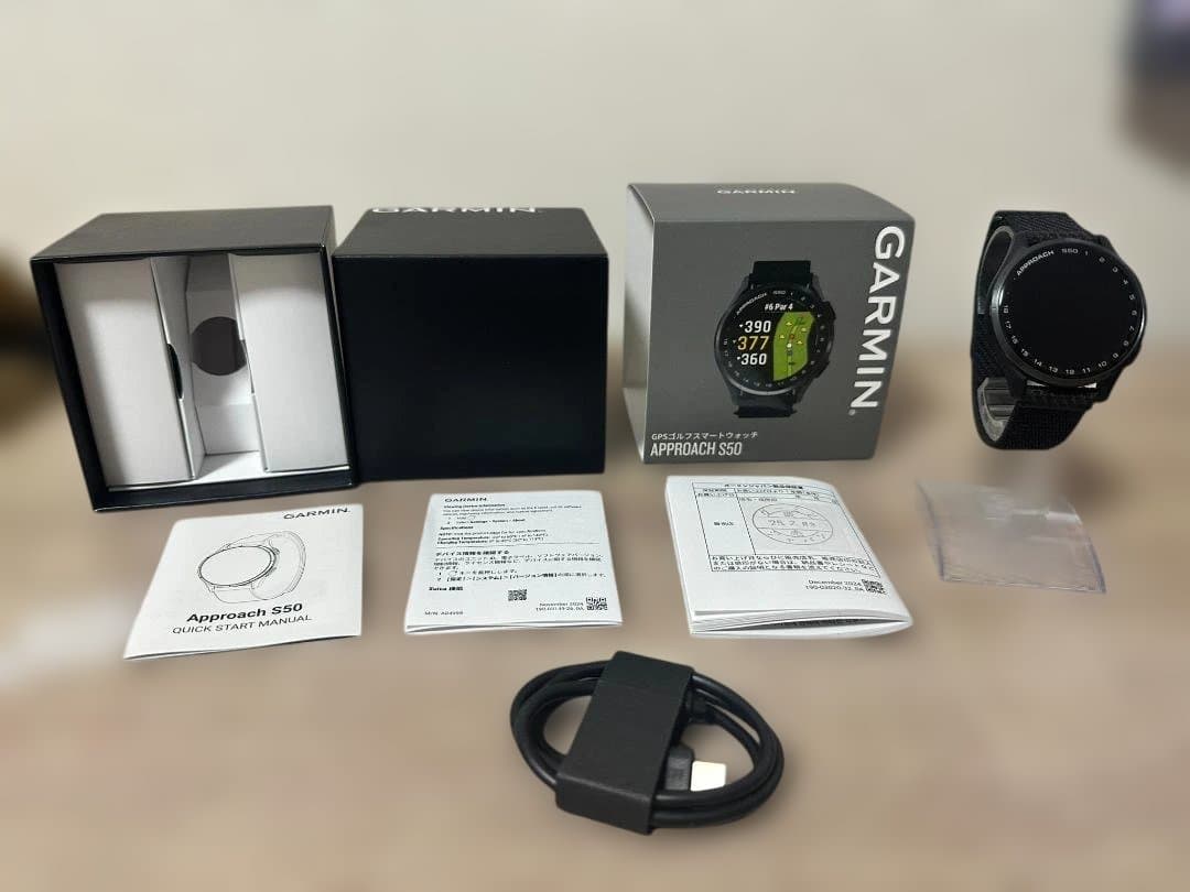 【保証付】Garmin ガーミン Approach S50 GPSゴルフウォッチ