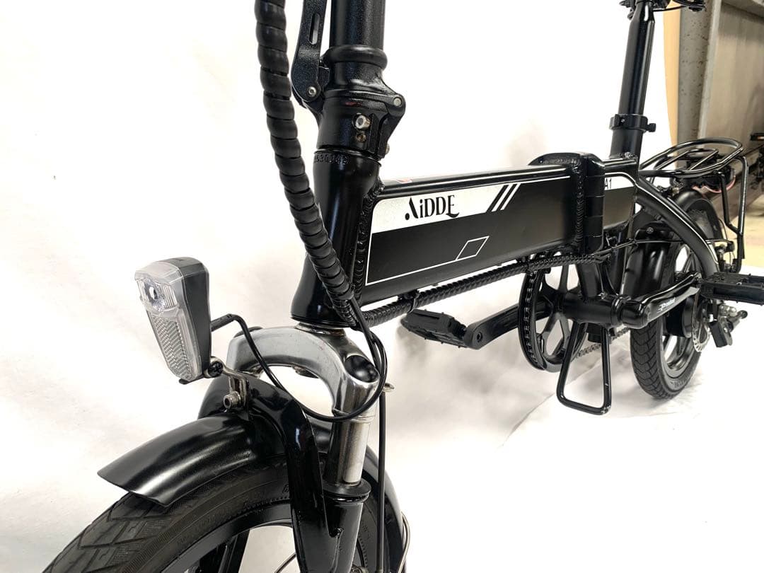 【即乘】送料無料AiDDEディスク式 MTB 折り畳み電動自転車 A1動作確認済