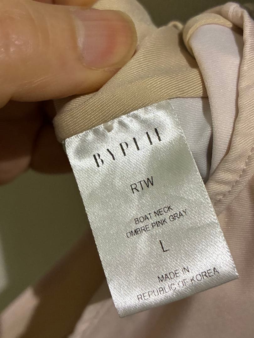 【最終値下げ】バイプリエ BYPLIE ボートネック レオタード L