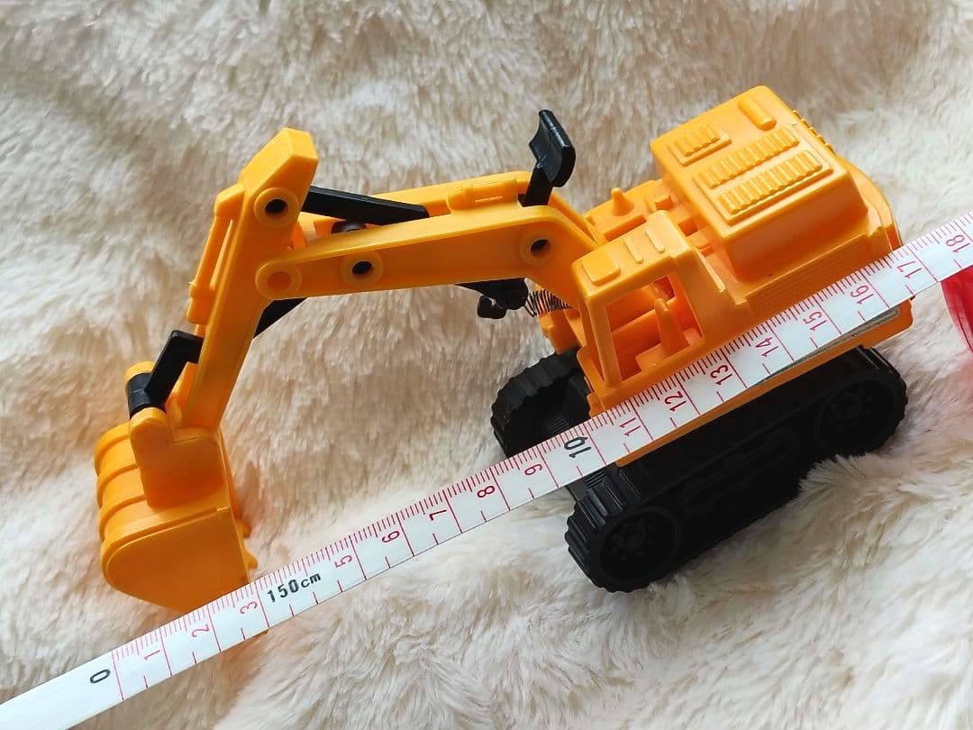 ショベルカー　ミニチュア　レトロ　ミニカー　平成　廃盤　日本製　ヴィンテージ