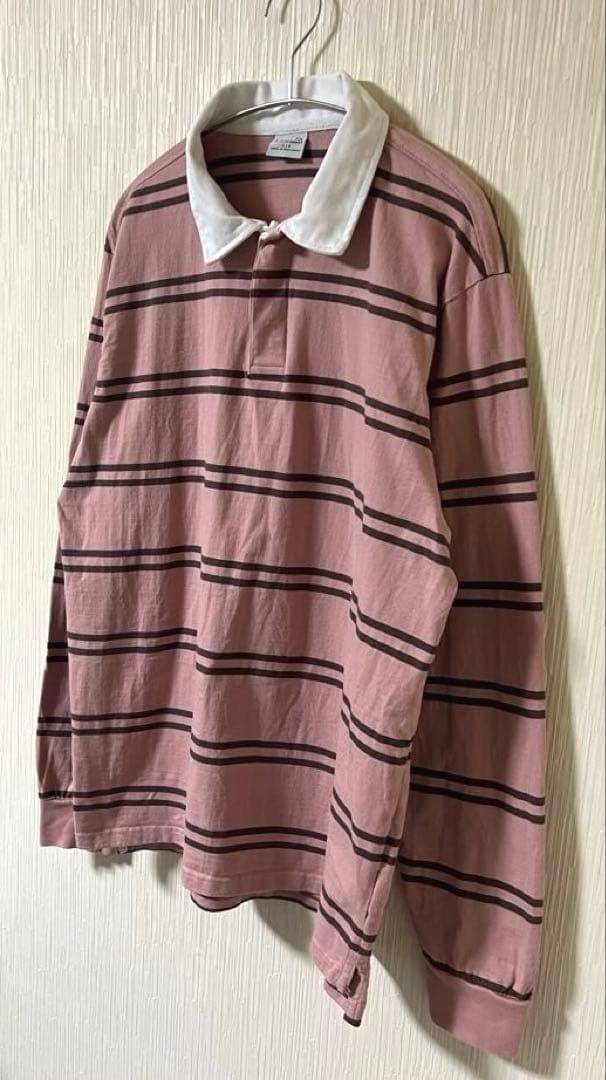 CottonOn コットンオン Loose Fit ボーダー ラガーシャツ 美品