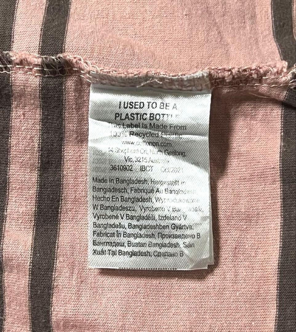 CottonOn コットンオン Loose Fit ボーダー ラガーシャツ 美品