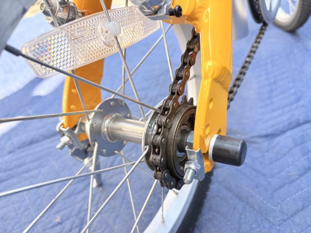 Leggero レジェロ 折りたたみ自転車 ミニベロ イエロー 小径車