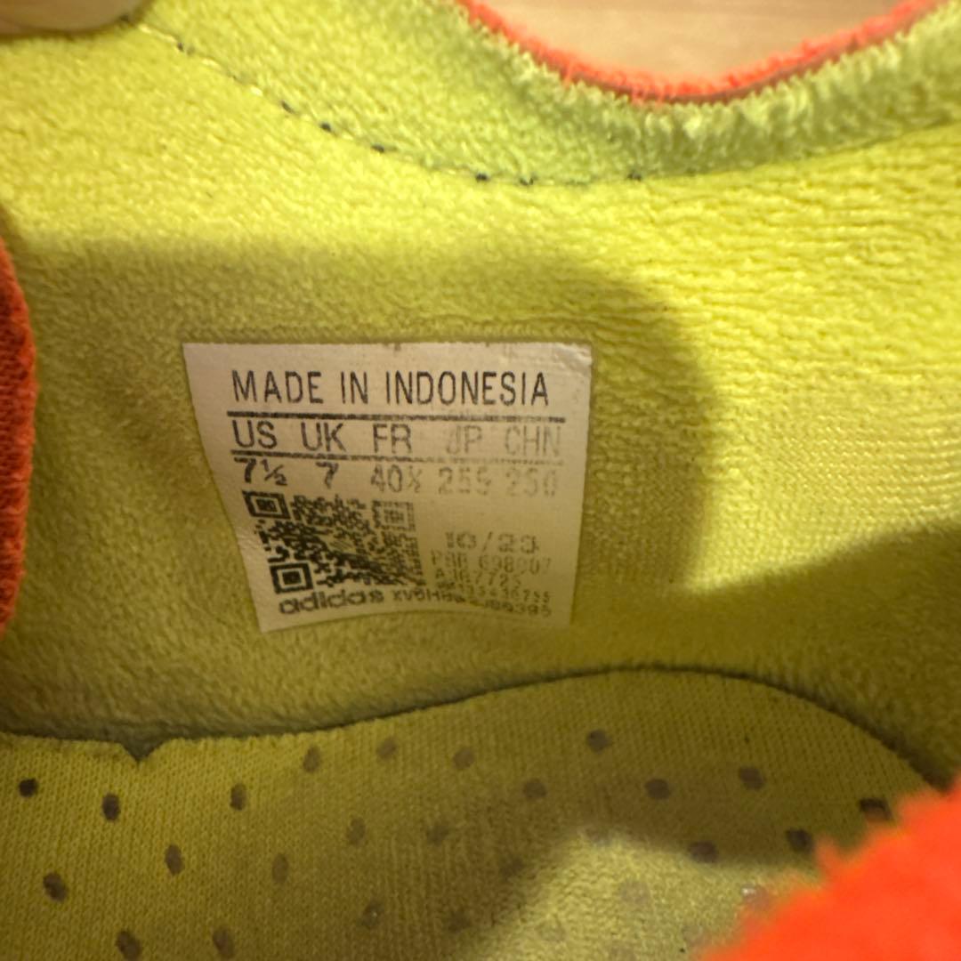 adidas Predator サッカーシューズ ブラック/オレンジ 25.5