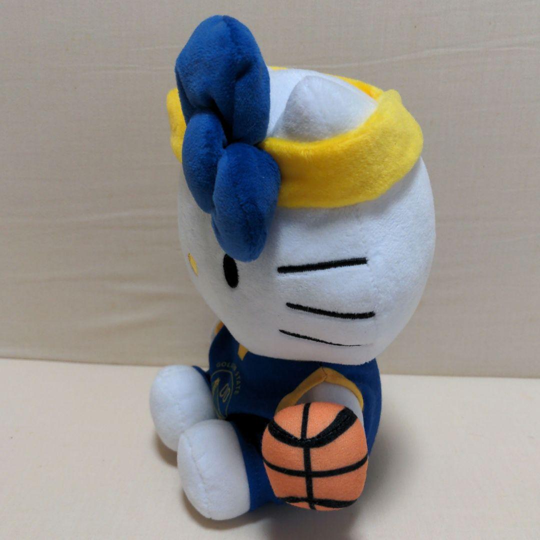 ハローキティ　NBA　ゴールデンステート　ウォリアーズ　コラボ　ぬいぐるみ