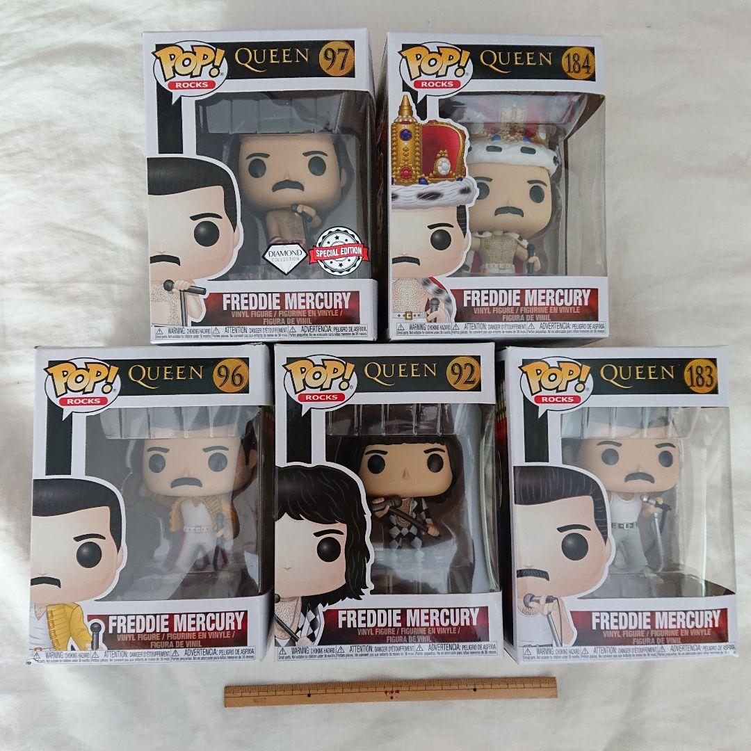 値下げ【箱付き美品】フレディ・マーキュリー Funko POP 5体セット